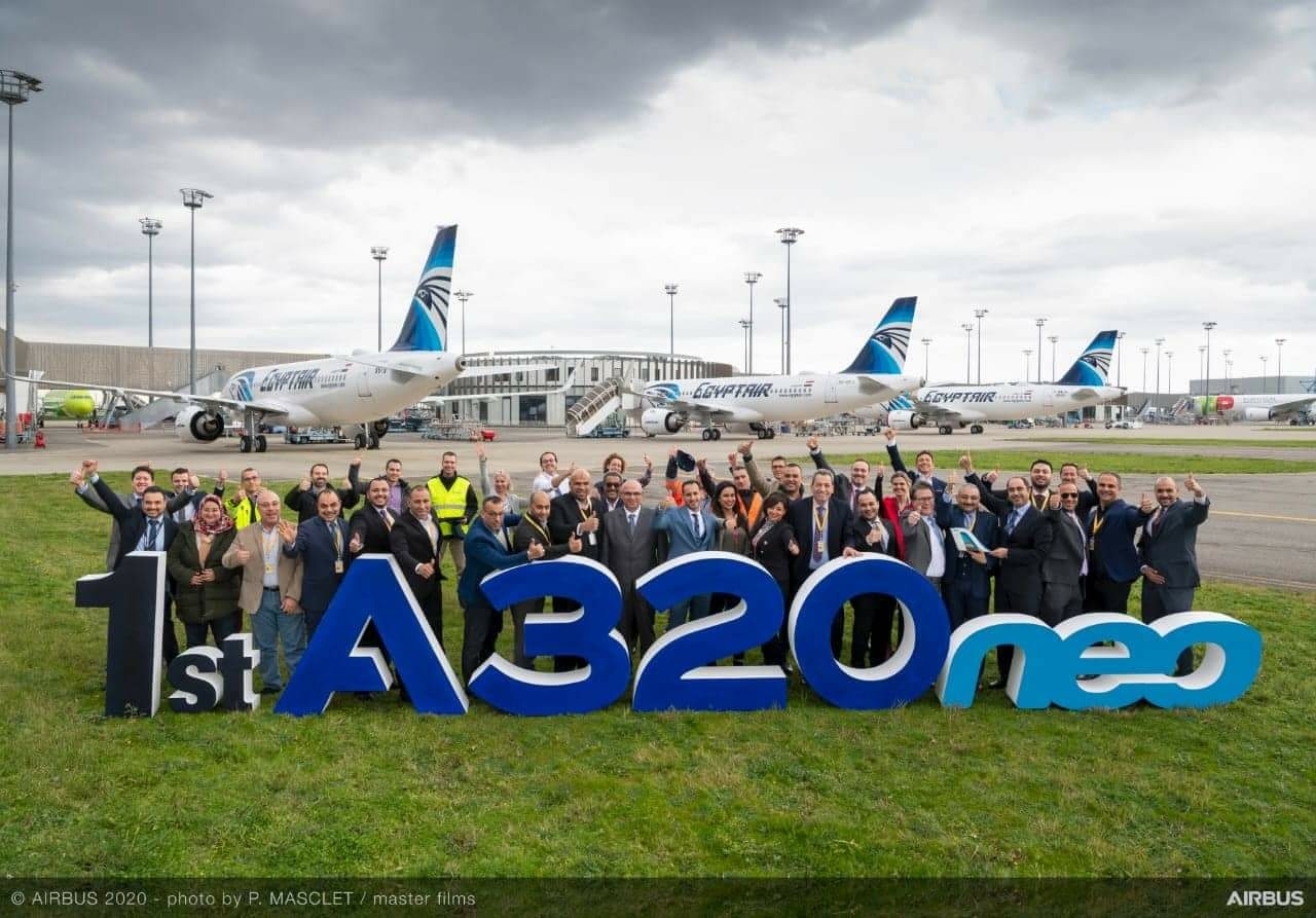 إيرباص تحتفل بتسليم مصر للطيران أول طائرة من طراز A320 Neo
