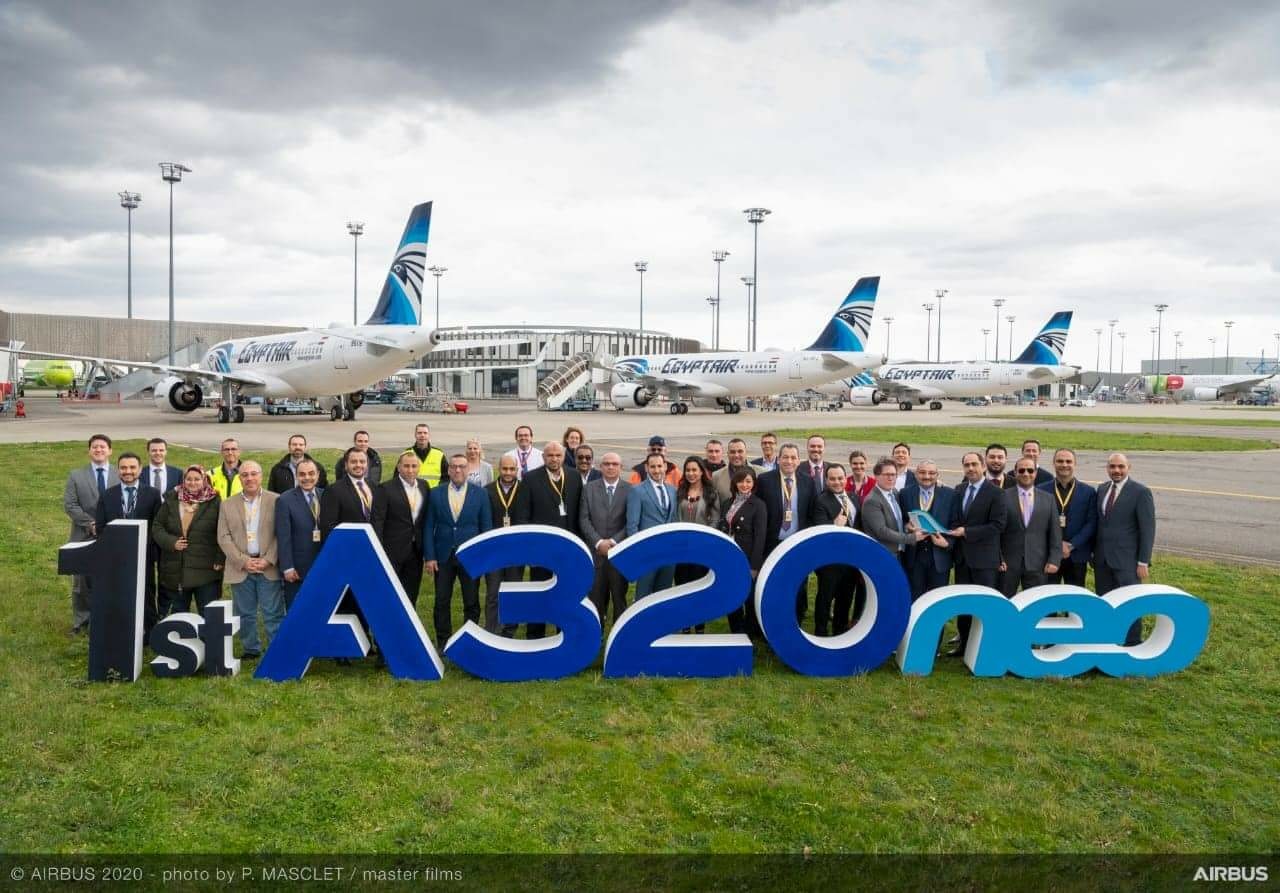 إيرباص تحتفل بتسليم مصر للطيران أول طائرة من طراز A320 Neo