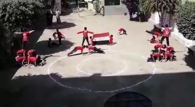 حماة الوطن يطور ملعب مدرسة «أبو بكر الصديق بالمنيا