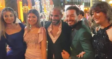نجوم الفن فى حفل زفاف ابنة حميد الشاعرى.. صور
