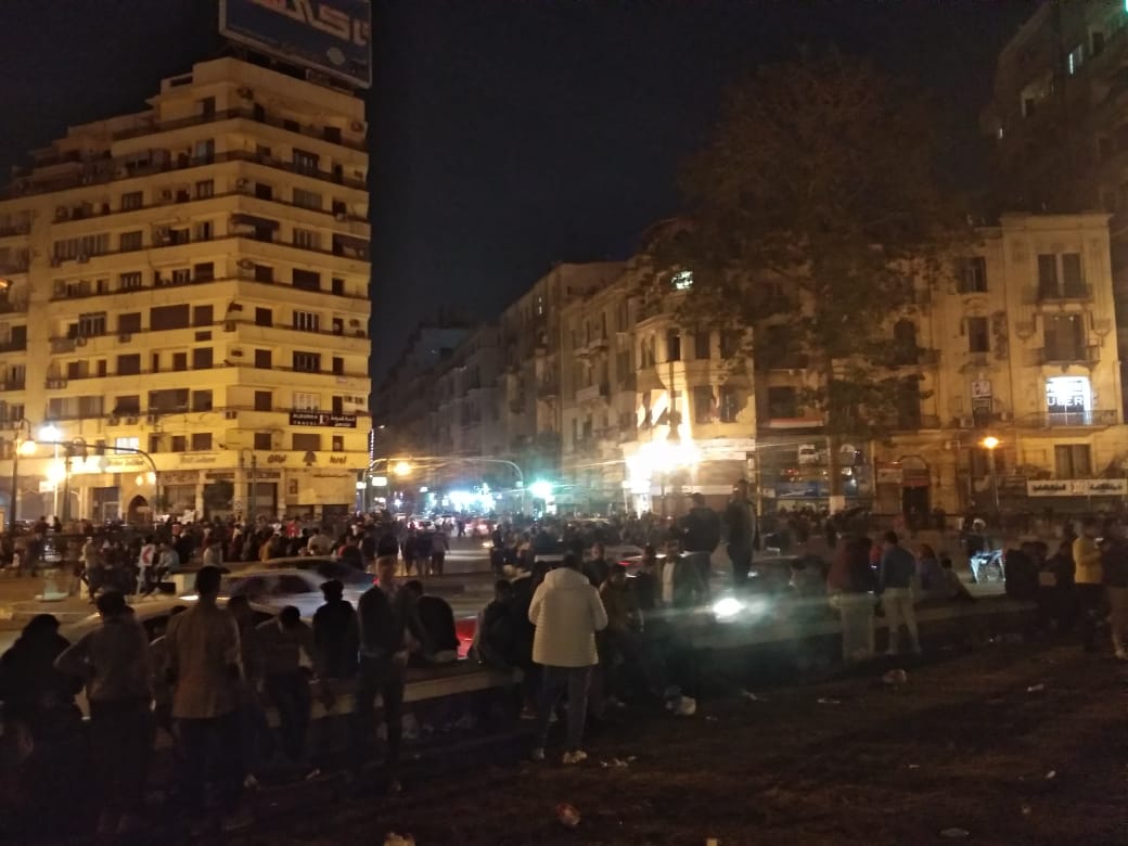 افراح واحتفالات كبيرة بالعام الجديد فى وسط البلد وميدان التحرير