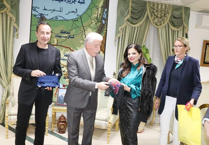 محافظ جنوب سيناء يستقبل مايكل كوست الرئيس التنفيذى لشركة هيرميس باريس العالمية 