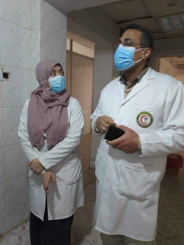 ولادة قيصرية لسيدة مصابة بفيروس كورونا بمستشفي تلا بالمنوفية