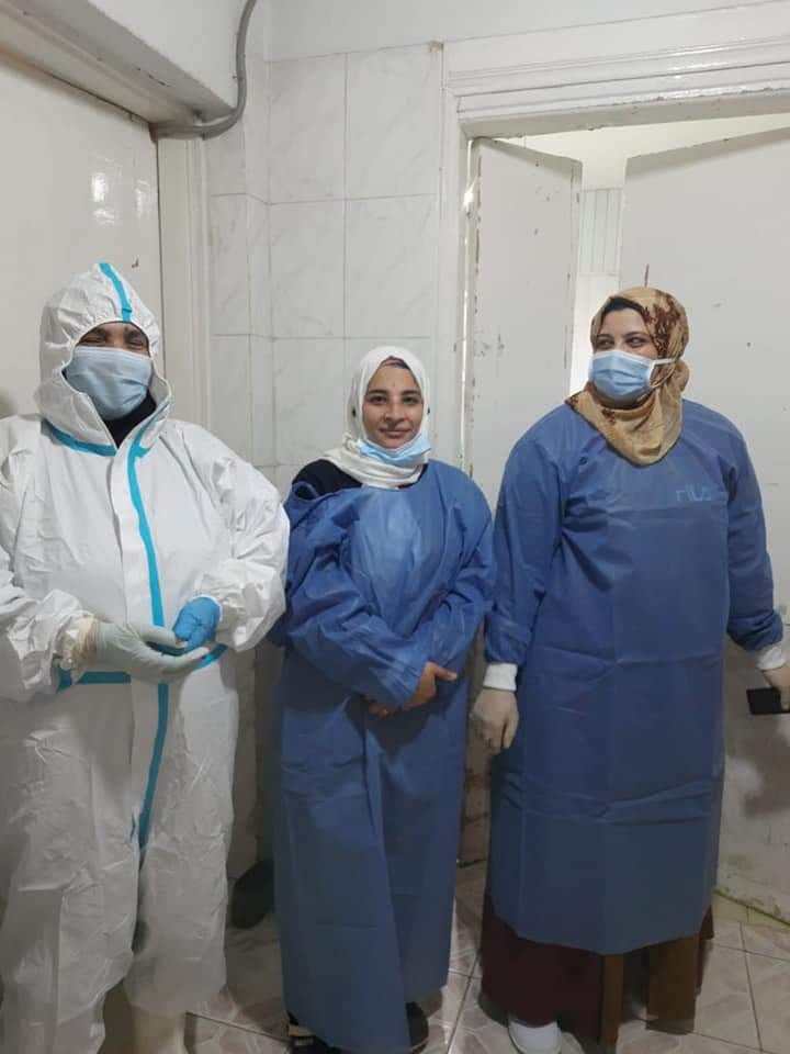 ولادة قيصرية لسيدة مصابة بفيروس كورونا بمستشفي تلا بالمنوفية