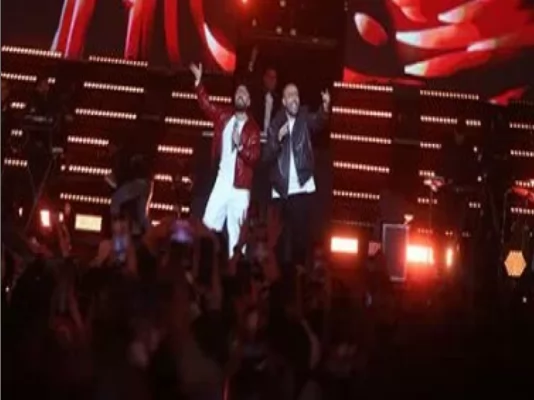 تامر حسني وتامر عاشور 