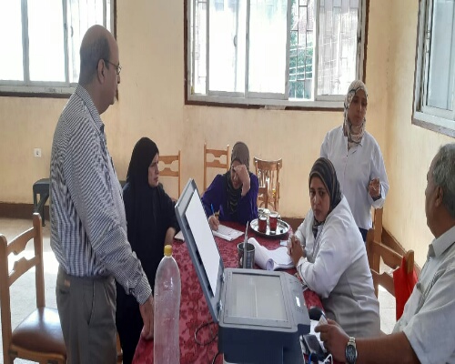 وكيل وزارة الشباب والرياضة بالقليوبية يتابع انتخابات نادى القناطر الخيرية