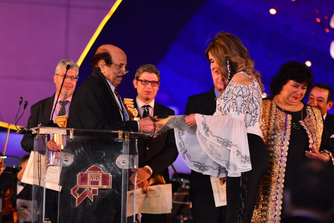 وزيرة الثقافة ورئيس الاوبرا يكرمان حلمى بكر وجمال سلامة ومحمد سلطان