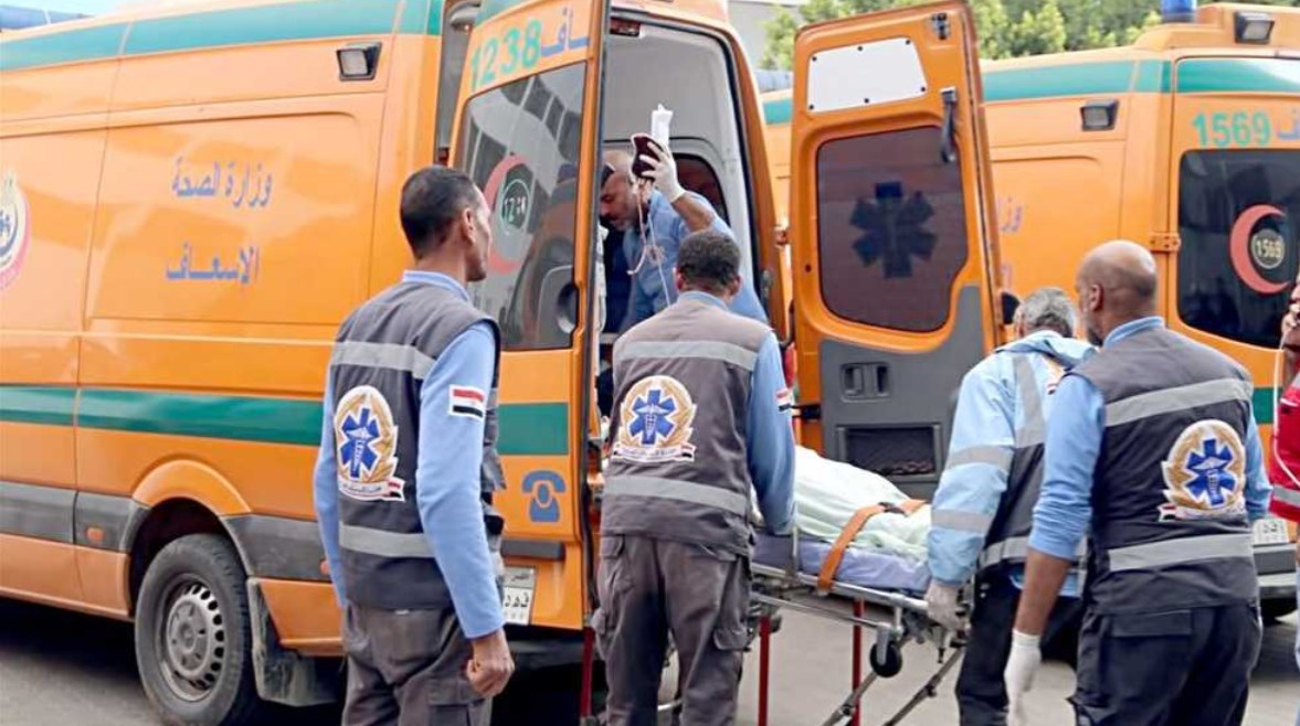 إصابة 9 أشخاص فى حادث ميكروباص بطريق شبرا بنها الحر
