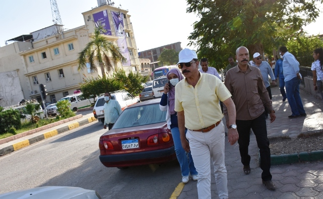محافظ أسوان يتابع إعادة الوجه الحضارى للمحافظة