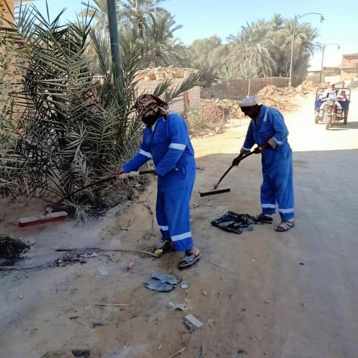 تكثيف حملات النظافة والتجميل في واحة سيوة .صور