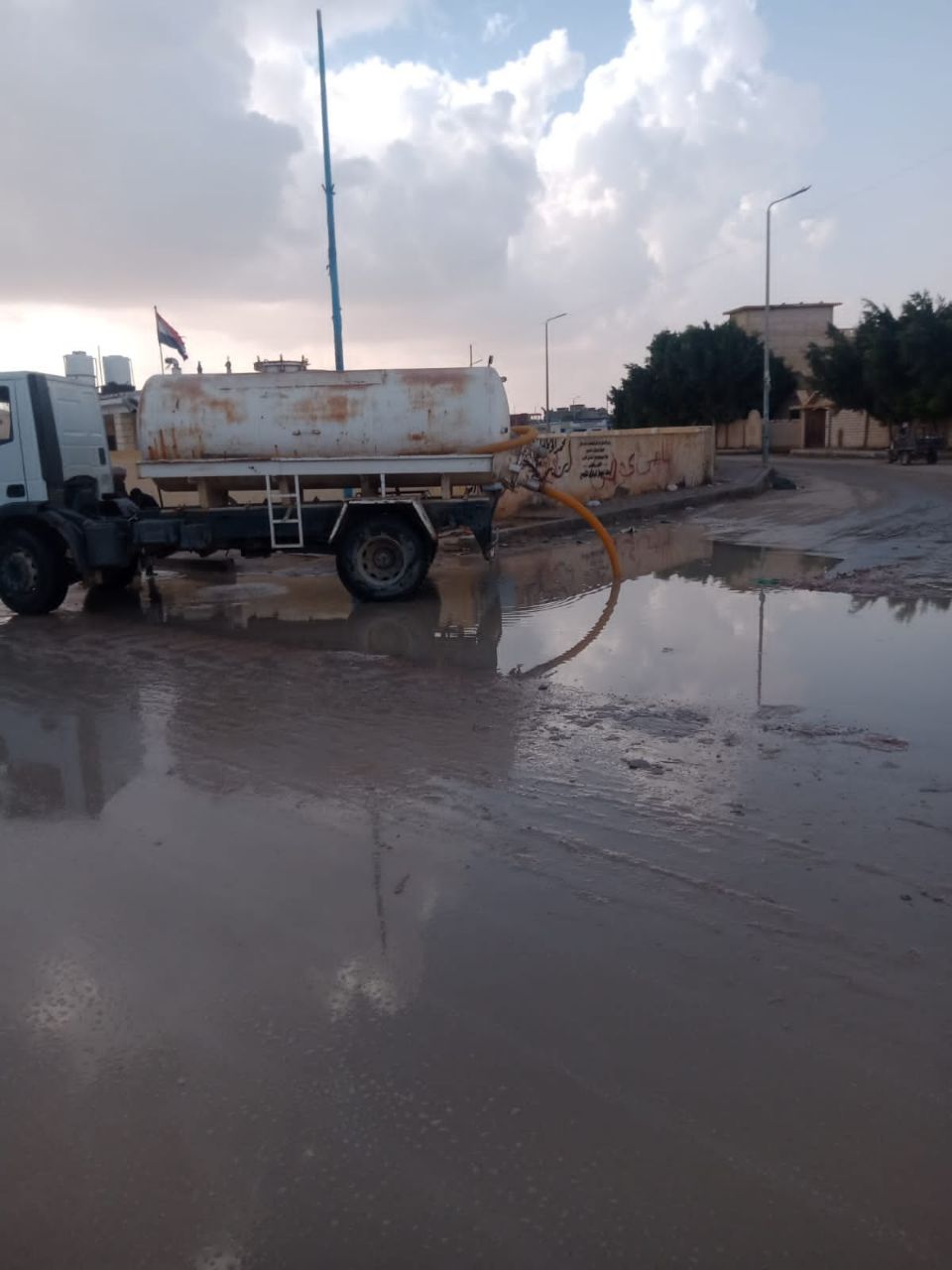 امطار غزيرة ورفع درجة الاستعدادات والطوارئ بمدن مطروح