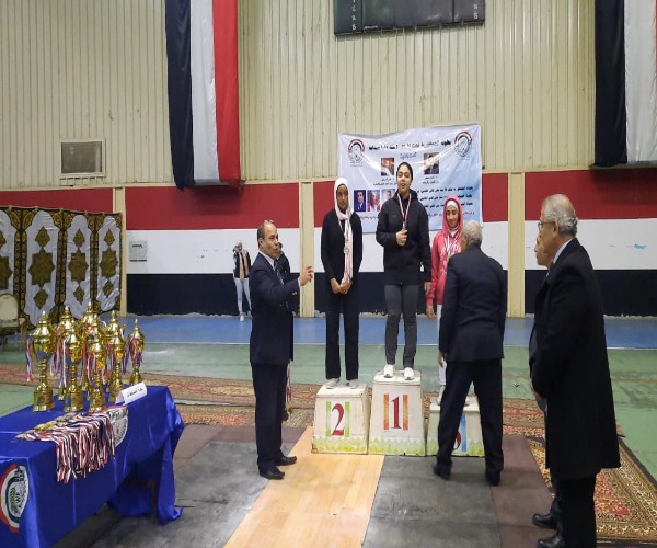 فوز لاعبات المشروع القومى للموهبة والبطل الأولمبي بالقليوبية بالمراكز الأولى 