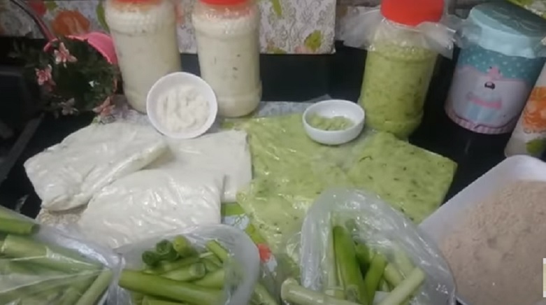 حفظ التوم وتفريزة وتجفيفة