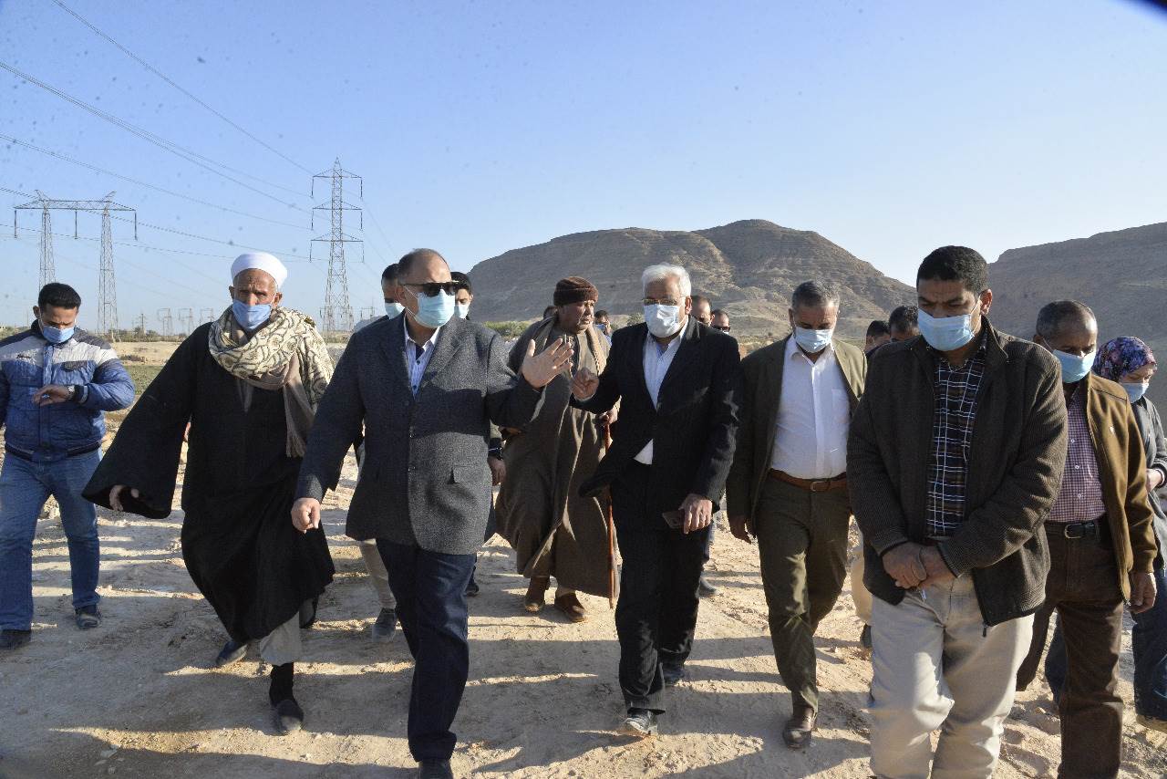 محافظ أسيوط يتفقد محطة معالجة صرف صحي المشايعة ضمن مشروع الصرف الصحي المتكامل لمدينتي صدفا والغنايم