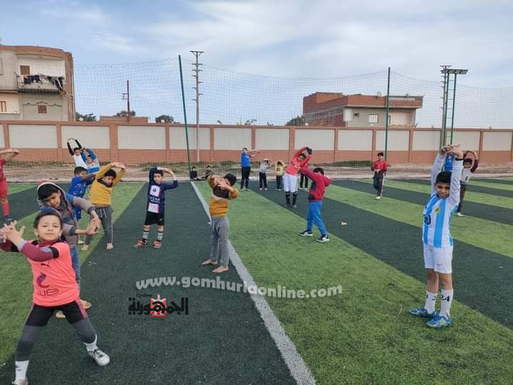 المراكز الرياضية تواصل فاعلياتها  بالقري الاكثر احتياجا بالدقهلية