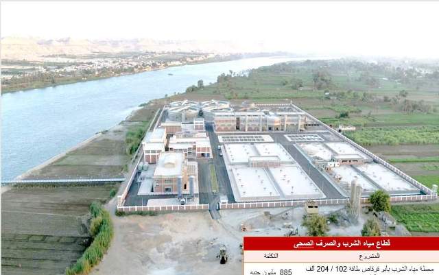 نشاط قطاع المياه والصرف الصحى بالمنيا فى عهد الرئيس السيسي