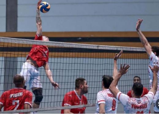 رجال الكرة الطائرة بالنادي الأهلي