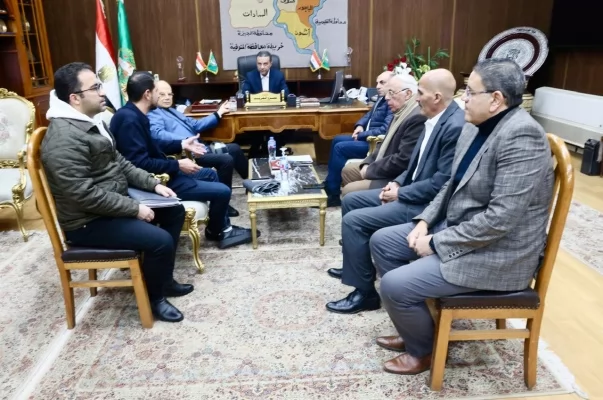 محافظ المنوفية خلال الإجتماع