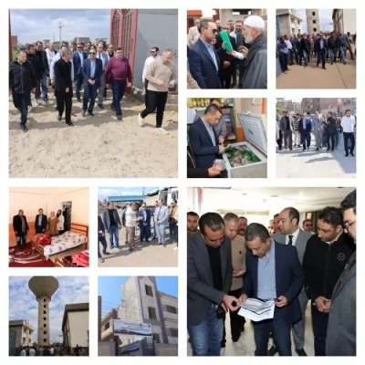 محافظ المنوفية خلال جولته اليوم في منوف