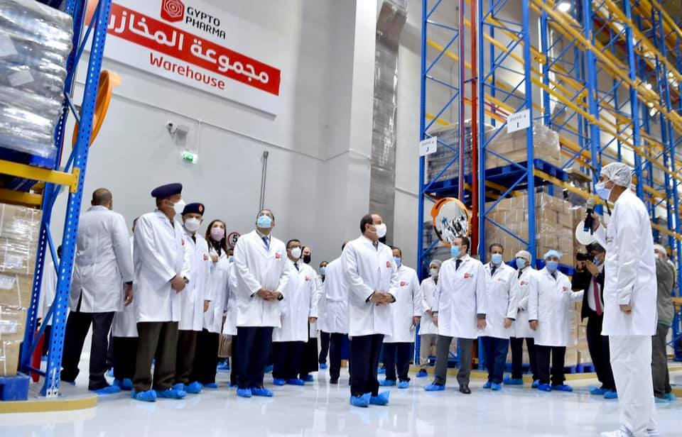 الرئيس يفتتح مدينة الدواء