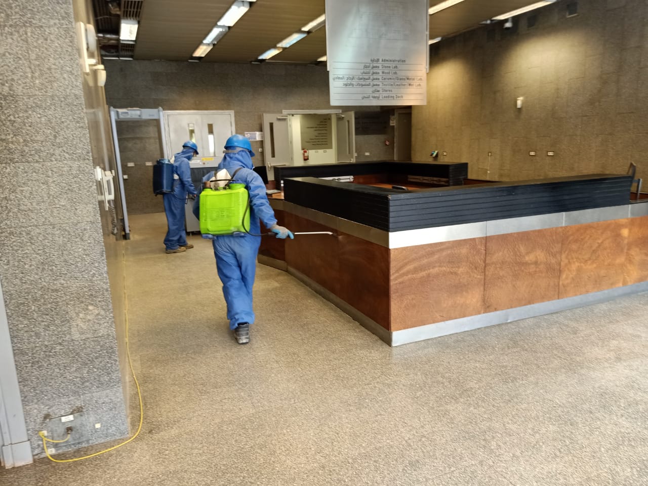 للمرة الثالثة.. تعقيم وتطهير المتحف المصري الكبير