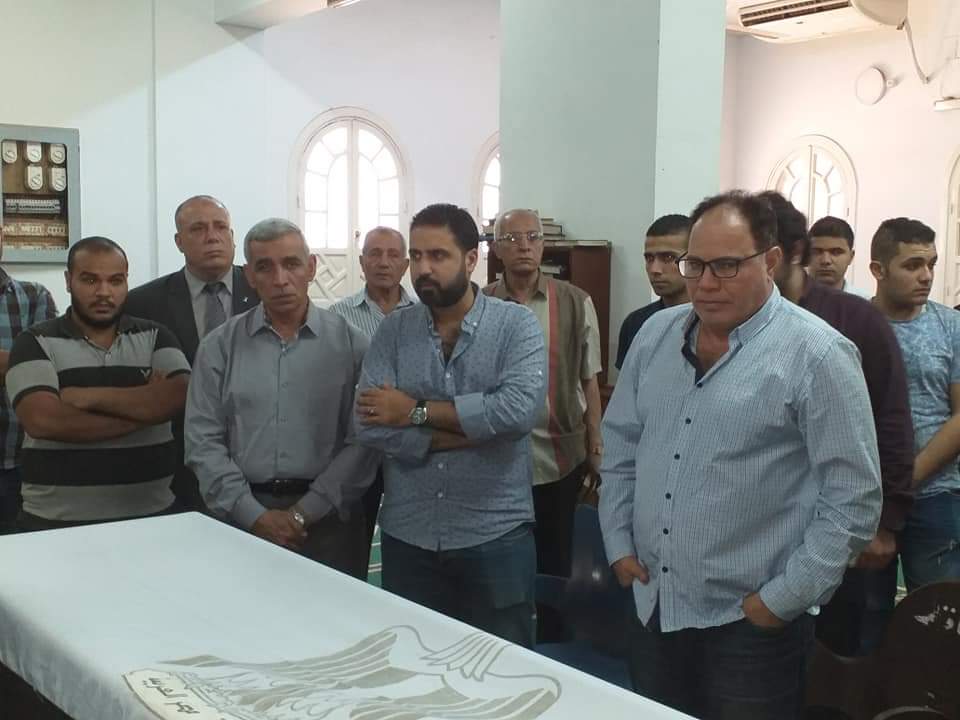 بالصور.. منيا القمح تستعد لتشييع جثمان معاون مباحث ابوحماد