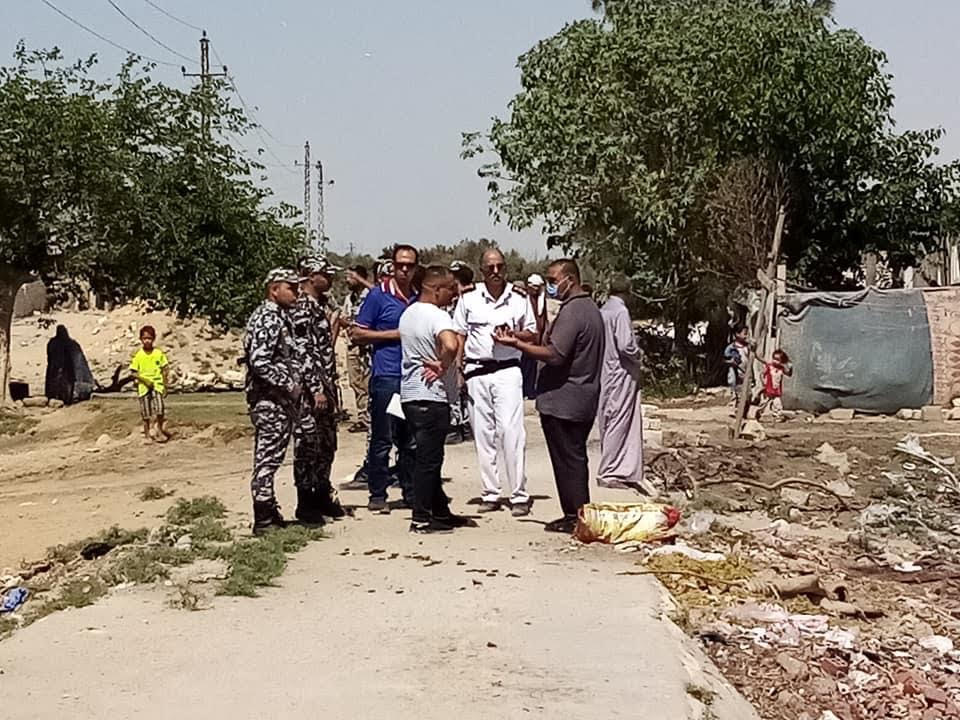 ازالة التعدي من علي مساحة٢٦٠٠متر املاك دولة بالقنطرة شرق الاسماعيليه