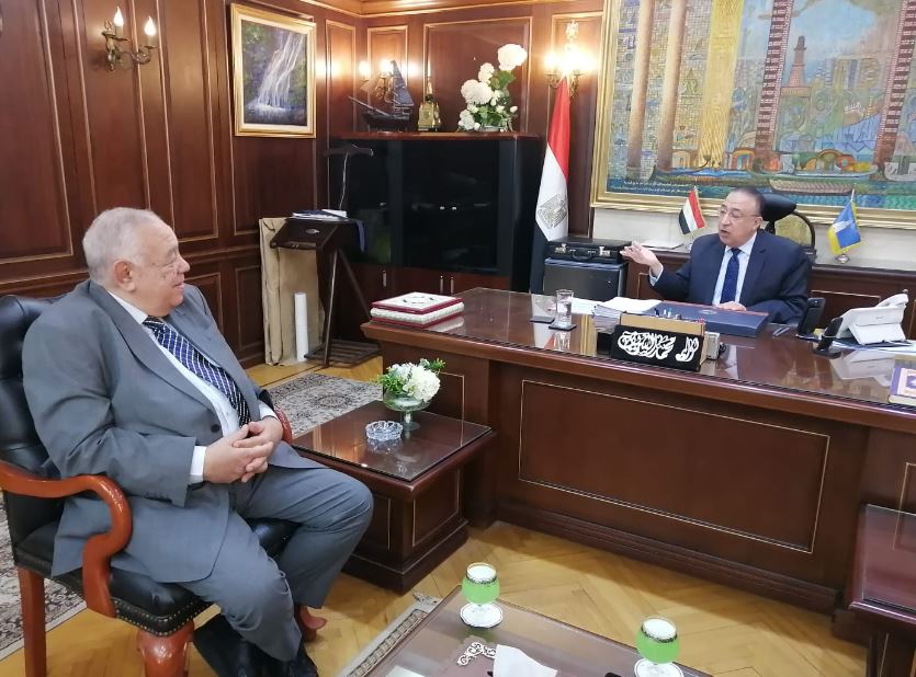 محافظ الاسكندرية  يستقبل رئيس اتحاد كمال الأجسام