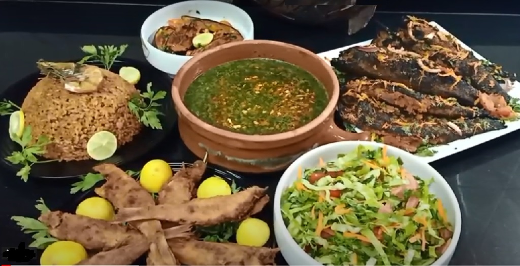 وجبة كاملة من الاسماك 