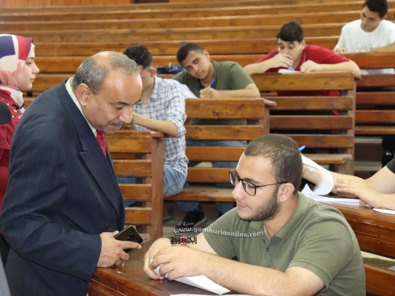 لجنة المجلس الأعلى للجامعات تتابع إختبارات القدرات بجامعة الدلتا التكنولوجية بالمنوفية