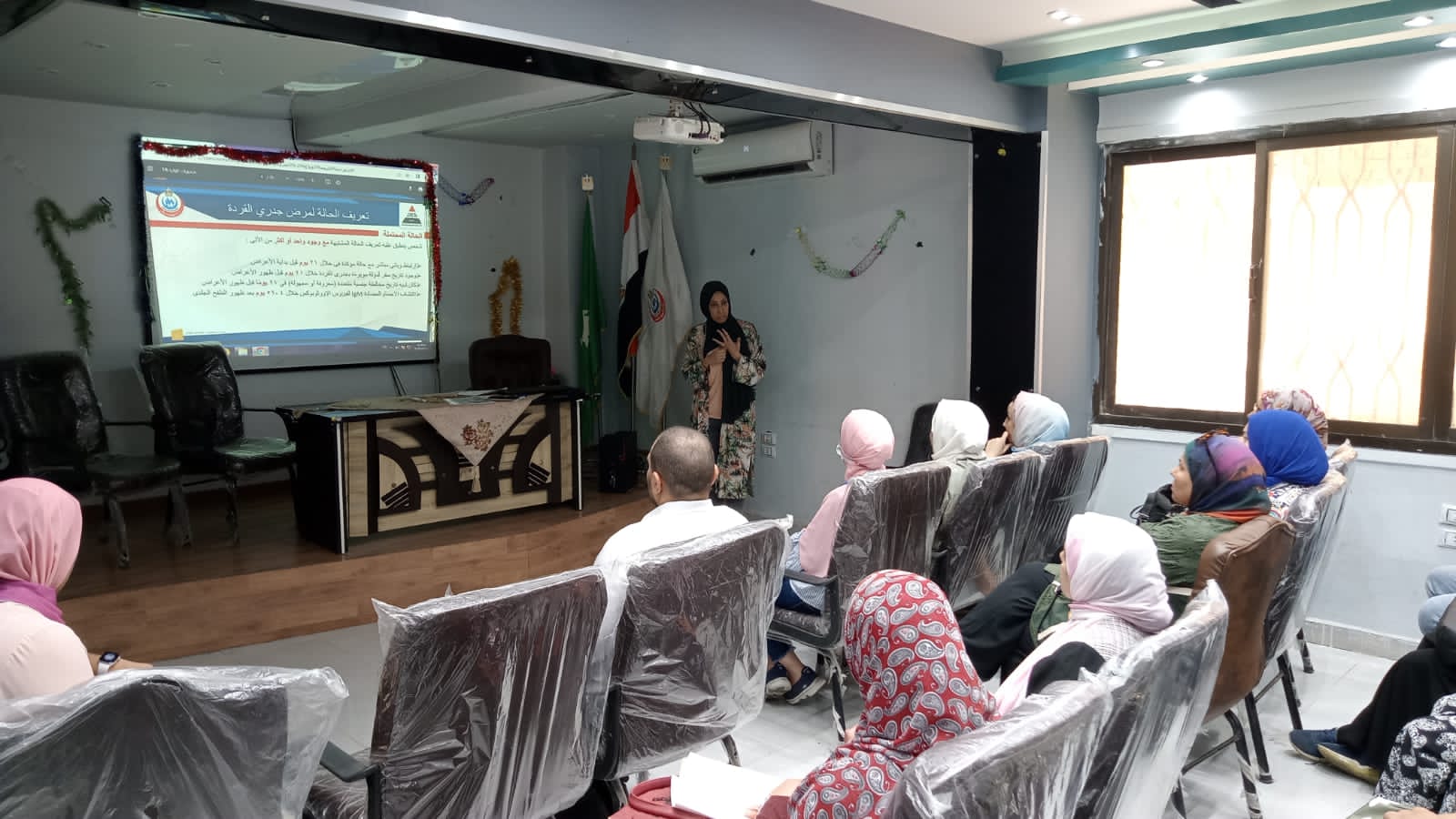 وكيل وزارة الصحة يجتنع بمسئولي الترصد بالشرقية لمناقشة مستجدات جدري القرود  