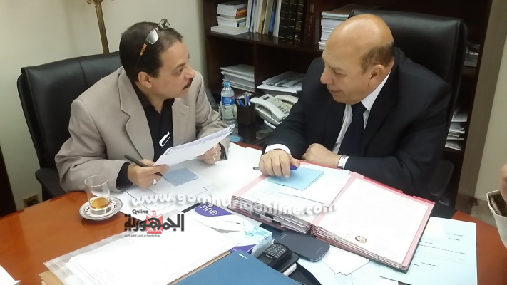 اللواء عادل لبيب و محرر الجمهورية أون لاين