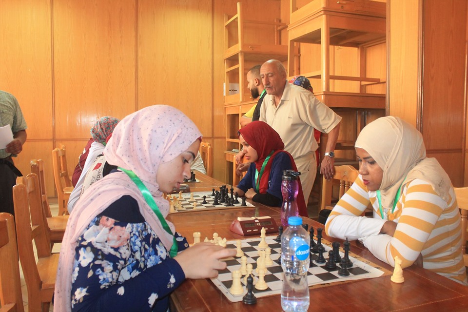 نتائج الشطرنج فى الأسبوع الثانى لشباب الجامعات متحدى الإعاقة