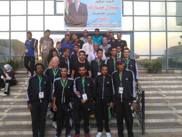 رئيس جامعة القناة يشارك في افتتاح أسبوع شباب الجامعات لمتحدى الإعاقة 