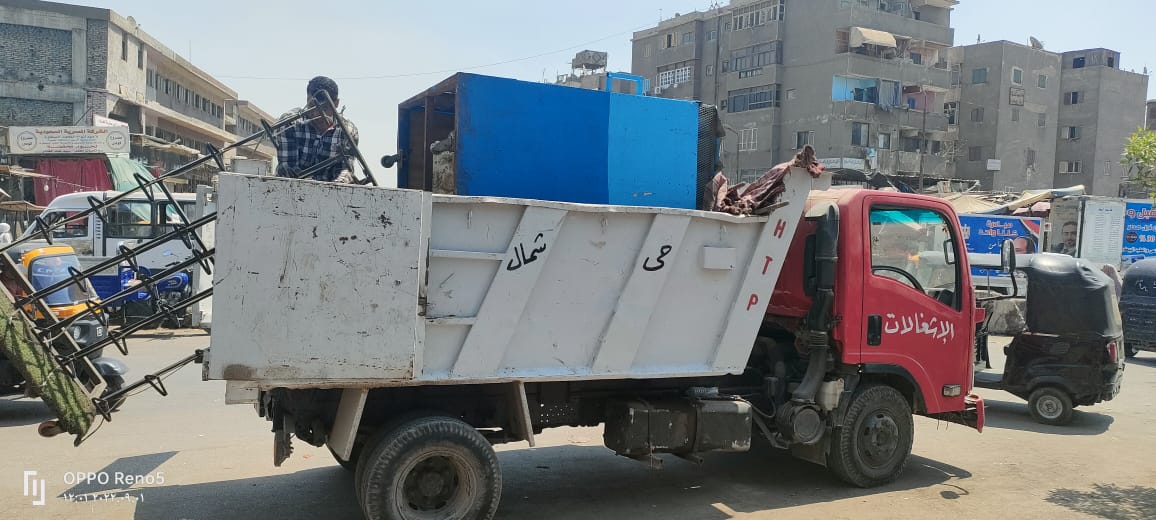 رفع ٢٠٠٠ اشغال بعزيز عزت شمال الجيزة