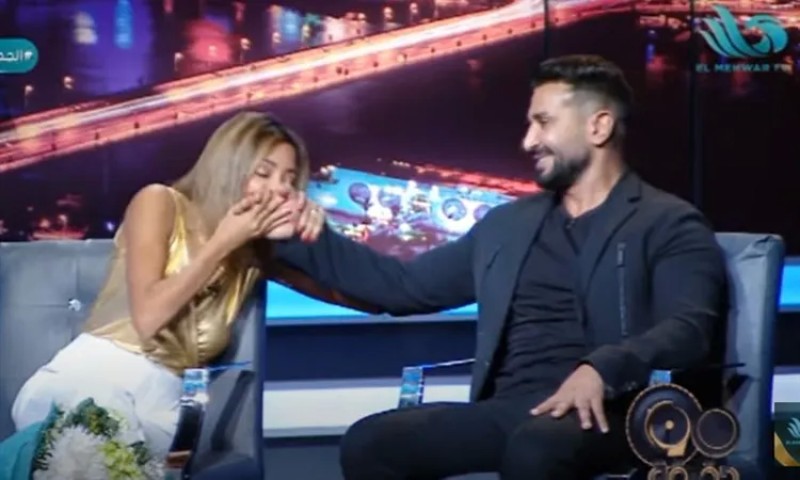أحمد سعد وعلياء بسيوني 