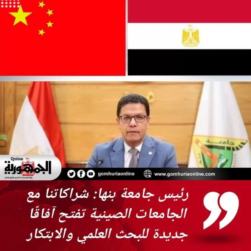 الاستاذ الدكتور ناصر الجيزاوي رئيس جامعة بنها
