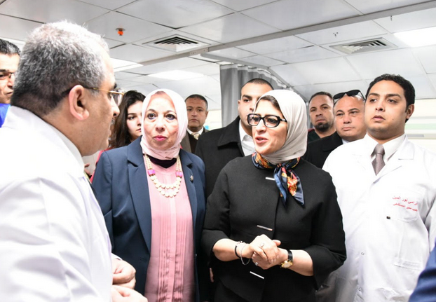وزيرة الصحة تفتتح مستشفى صيدناوي