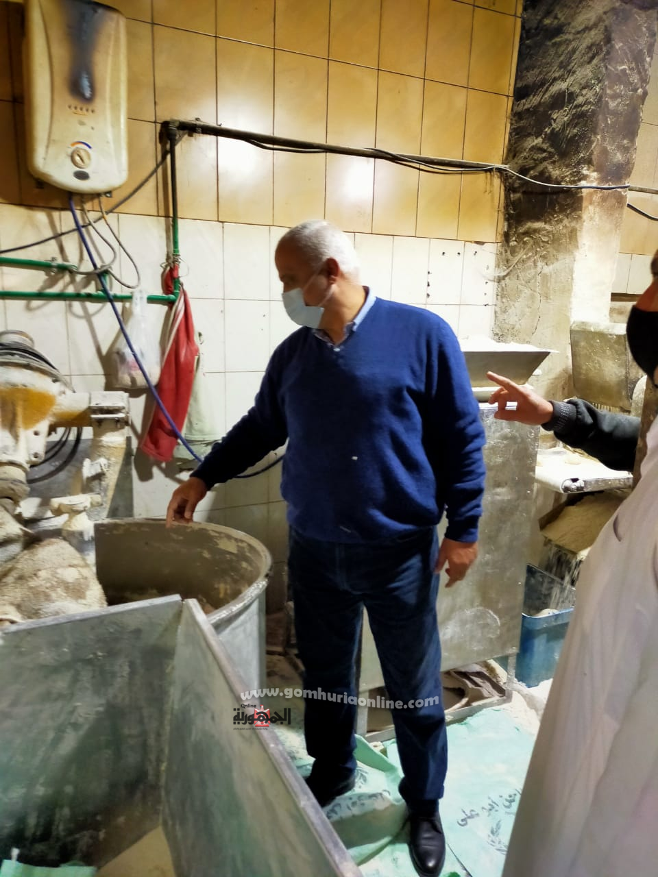 حمله علي مخابز مدينه الحمام بمطروح