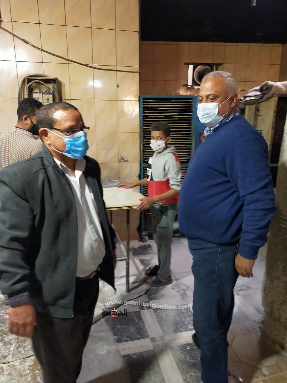 حمله علي مخابز مدينه الحمام بمطروح
