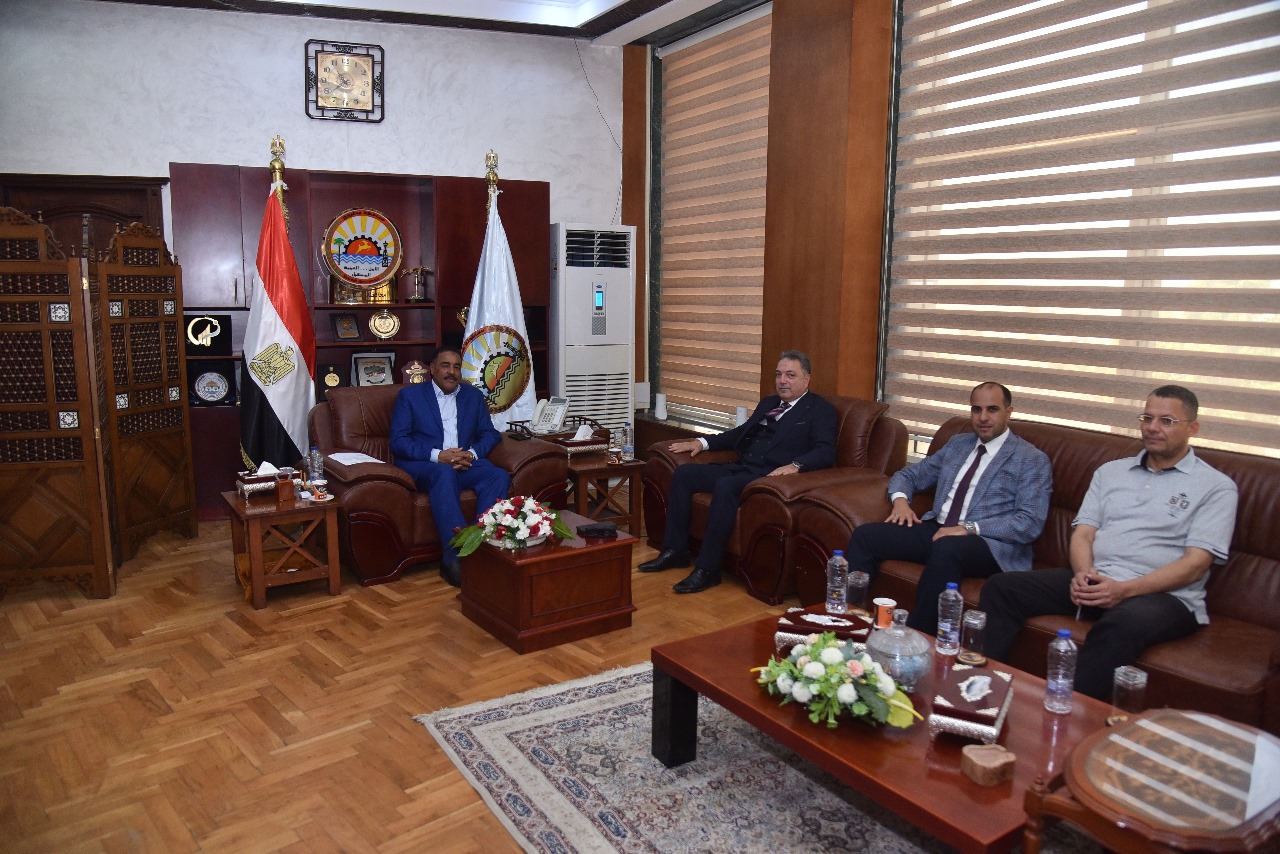 محافظ مطروح يستقبل رئيس قضايا الدولة الجديد بمطروح 