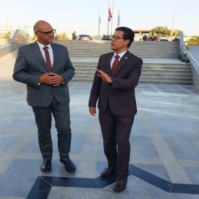 محافظ القليوبية ورئيس جامعة بنها