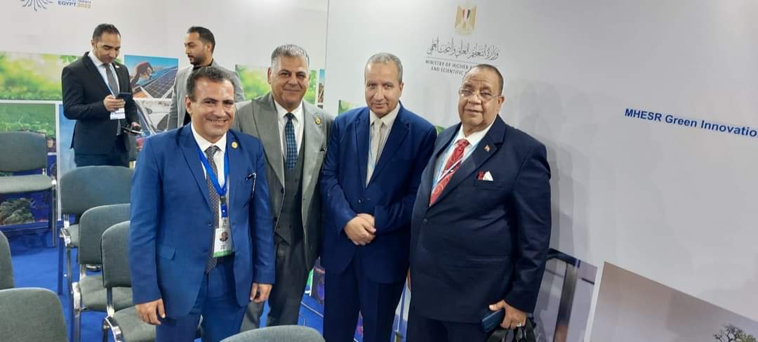استمرار أنشطة جامعة السويس في فعاليات مؤتمر المناخ COP27 
