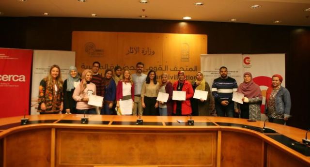 الآثار تختتم ورشة عمل إدارة المواقع الآثرية بتسليم المشاركين شهادتها