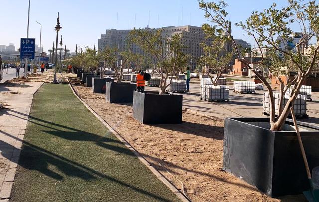ميدان التحرير ينافس ميادين أوروبا بعد انتهاء تطويره مع بدء العام الجديد.. بالصور