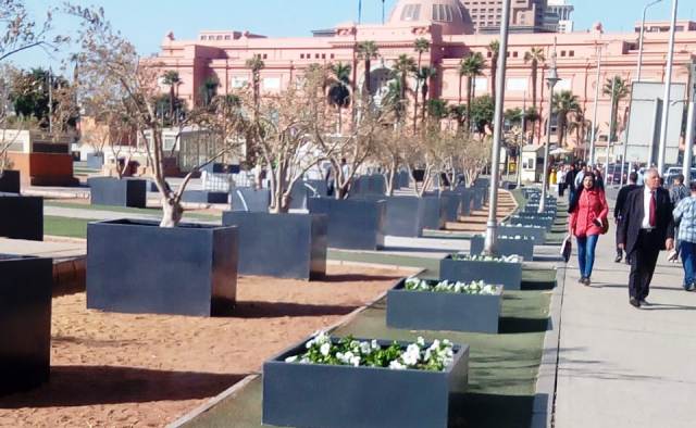 ميدان التحرير ينافس ميادين أوروبا بعد انتهاء تطويره مع بدء العام الجديد.. بالصور