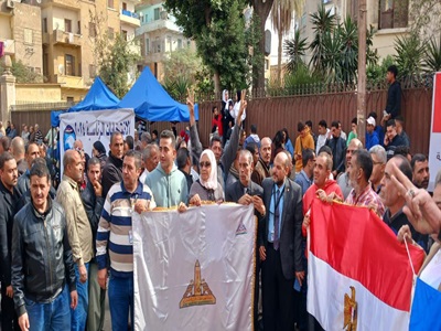 منسوبى جامعة عين شمس يدلون بأصواتهم فى الانتخابات الرئاسية 
