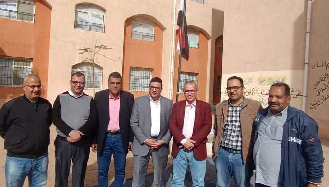 روؤساء أجهزة العبور والعبور الجديدة يتفقدان اللجان الإنتخابية صور