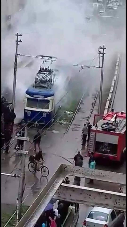 حريق الترام