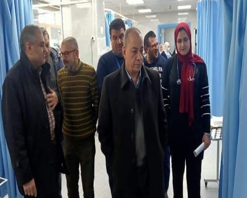مدير التأمين الصحى بالقليوبية يشدد على تقديم أفضل الخدمات الطبية